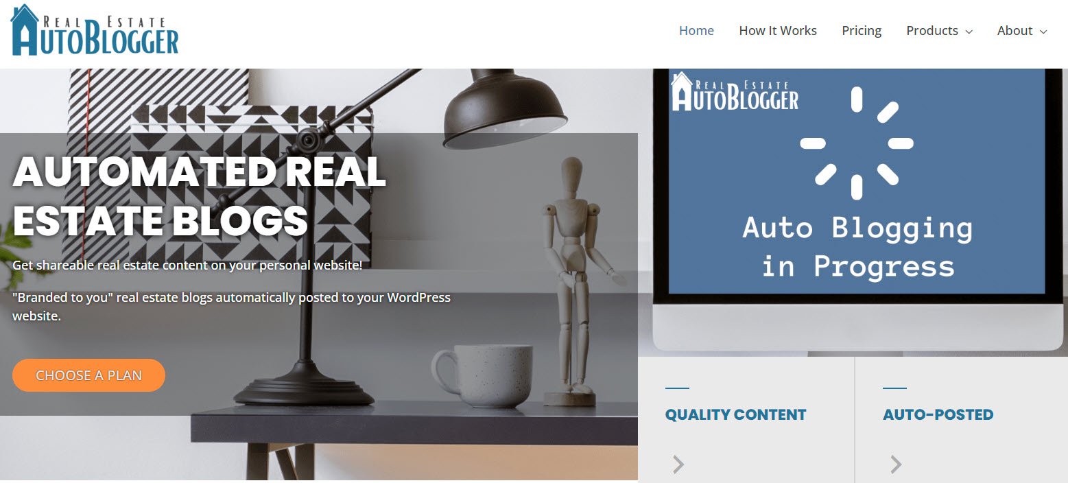 real estate autoblogger homepage